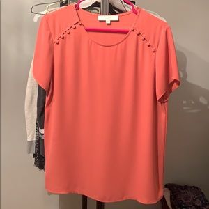 Loft Dressy Button Tshirt Blouse